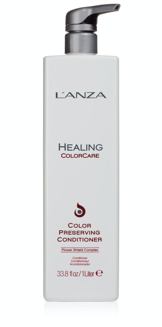 L’ANZA Healing ColorCare Color-Preserving Conditioner, for Color-Treated Hair - Protects and Refreshes Hair Color while Healing, Sulfate-free Formula (1L)