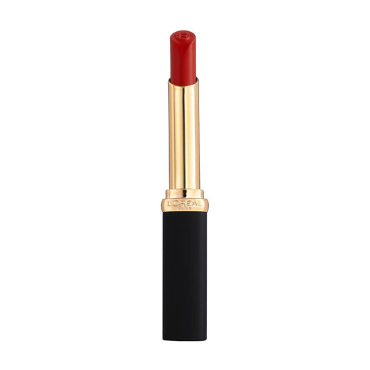 L’Oréal Paris Colour Riche Intense Volume Matte Lipstick - Up to 16H Wear, infused with HYALURONIC ACID - Le Rouge Determination, 1.8 g