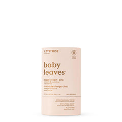 ATTITUDE Plastic-Free Diaper Cream Bar with Zinc for Baby, Made in Canada, EWG Verified, Dermatologically Tested, Vegan, Unscented, 30 grams