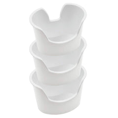 Acu-Life Ear Wash and Ear Wax Remover Basin, Molded for Comfort Fit, Easy to Use Design, White, 3 Count