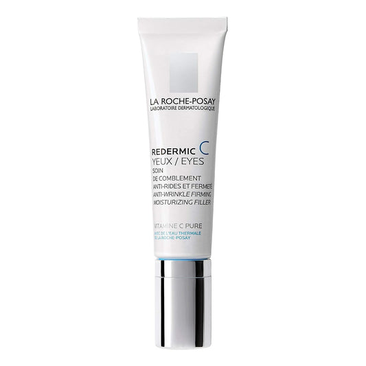 La Roche-Posay Eye Cream, Redermic C Anti Aging Eye Cream with Pure Vitamin C & Hyaluronic Acid, Firming & Brightening, Suitable for Sensitie Skin, 15ml
