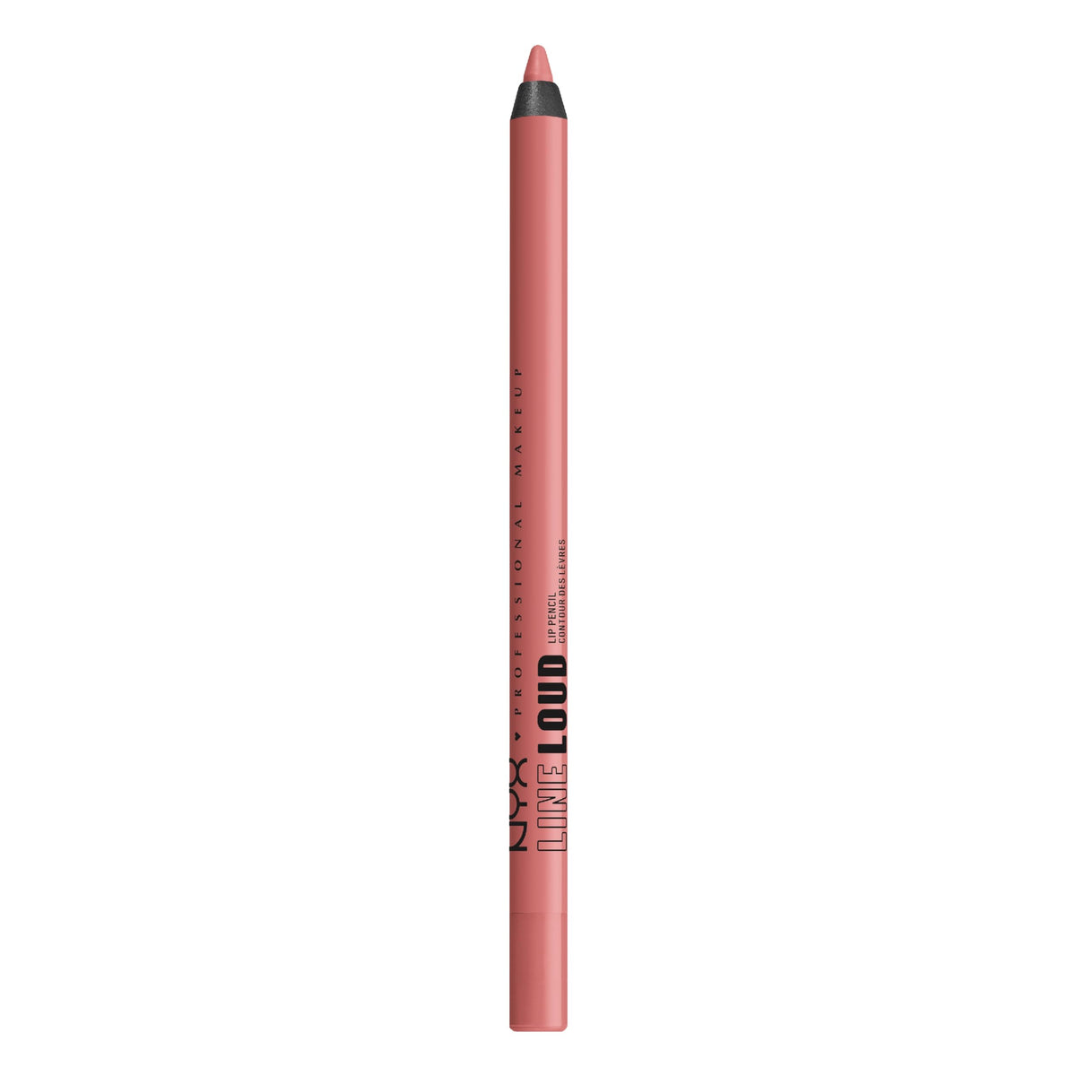 NYX Cosmetics PROFESSIONAL MAKEUP, Line Loud, Waterproof Lip Pencil, Infused with Vitamin E, Vegan Formula - BORN TO HUSTLE (Muted Rose)