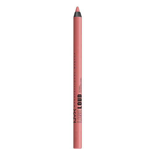 NYX Cosmetics PROFESSIONAL MAKEUP, Line Loud, Waterproof Lip Pencil, Infused with Vitamin E, Vegan Formula - BORN TO HUSTLE (Muted Rose)