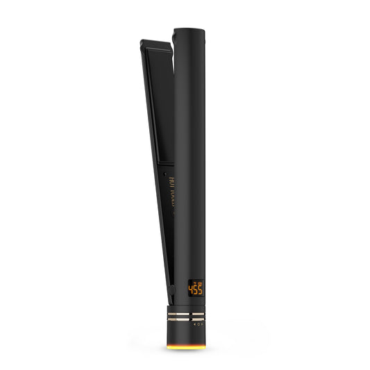 HOT TOOLS Professional Black Gold Micro-Shine Flat Iron, 1 ¼ Inch