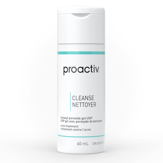 Proactiv Acne Cleanser - Benzoyl Peroxide Face Wash And Acne Treatment - Daily Facial Cleanser And Hyularonic Acid Moisturizer With Exfoliating Beads - 30 Day Supply, 60 ml.