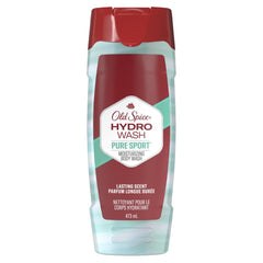 Old Spice Hardest Working Collection Body Wash Hydro Wash Pure Sport Plus, 473 mL