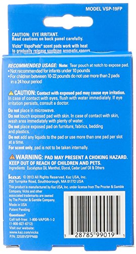 Vicks Vapo Pad Family Pack, 12 Count