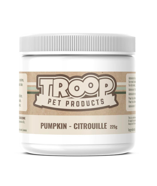 Troop Pet Products Pumpkin Powder, 225 gram (Pack of 1) - Packaging May Vary