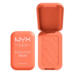 NYX Professional Makeup Buttermelt Blush, Buttery Soft Powder Blush, Up to 12 H Wear, Fade & Transfer Resistant, With Mango, Almond & Shea Butters, Shade: Sooner The Butta