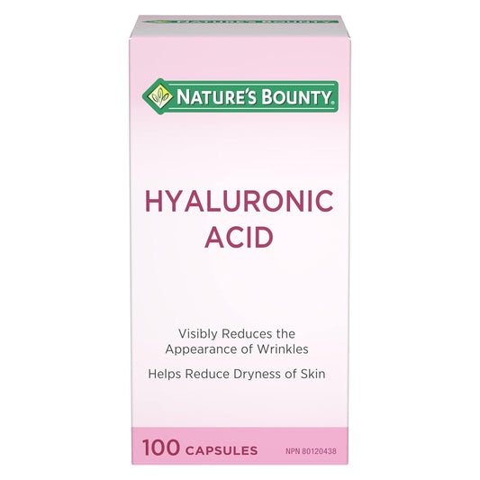 Nature's Bounty Hyaluronic Acid Tablets, 100 Count