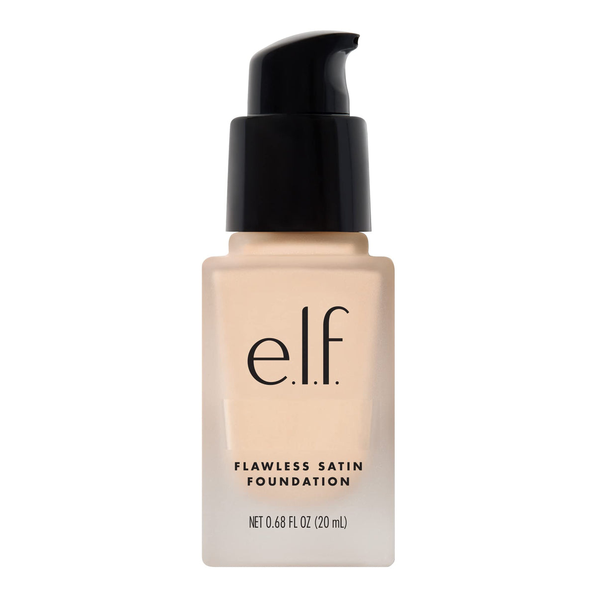 e.l.f. Flawless Finish Foundation, Lightweight, Medium Coverage & Semi-Matte, Snow, 0.68 Fl Oz (20mL)