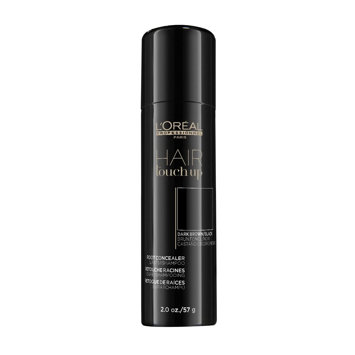 L'Oreal Professionnel Hair Spray, Grey Cover Up, Root Concealer, Touch Up Blends, Use Between Salon Visits, 57 G