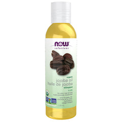 NOW Solutions, Organic Jojoba Oil, Moisturizing Multi-Purpose Oil for Face, Hair and Body, 118ml