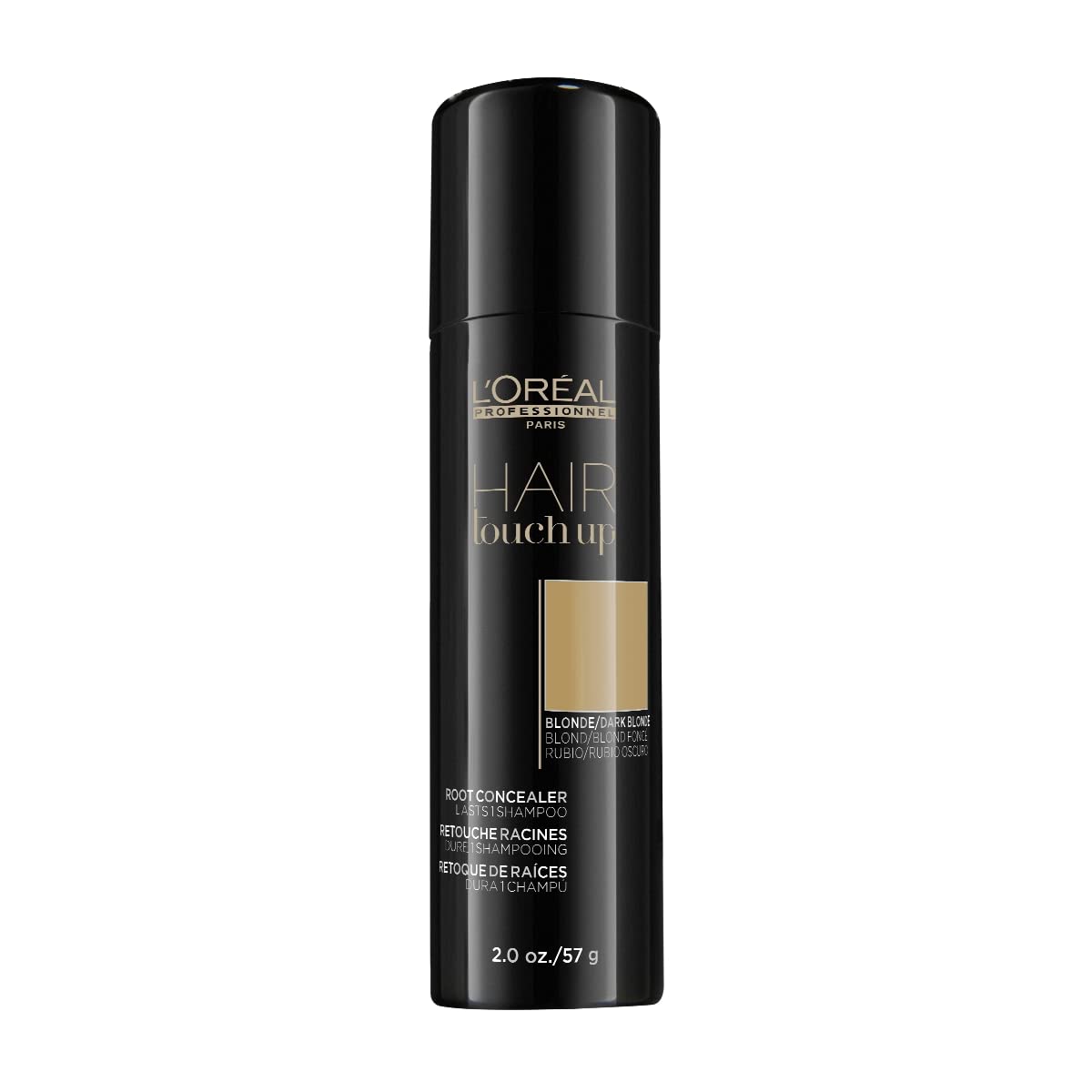 L'Oreal Professionnel Hair Spray, Grey Hair Cover Up, Hair Root Concealer Spray, Hair Touch Up Blends and Covers Grey Hair, Use Between Salon Visits to Cover Roots, 57 G