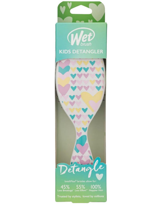 Wet Brush Kids Detangler Hair Brushes - Leopard, Safari - Midi Detangling Brush with Ultra-Soft IntelliFlex Bristles Glide Through Tangles with Ease - Pain-Free Comb for All Hair Types