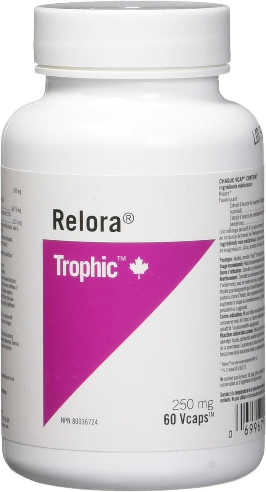 Trophic Relora (250mg), 60 Count