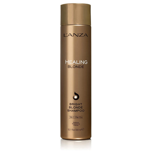 L’ANZA Healing Blonde Bright Shampoo, Formulated for Natural & Decolorized Blonde Hair - Boosts Shine and Brightness while Healing, with Sulfate-free, Paraben-free, Gluten-free Formula (300ml)