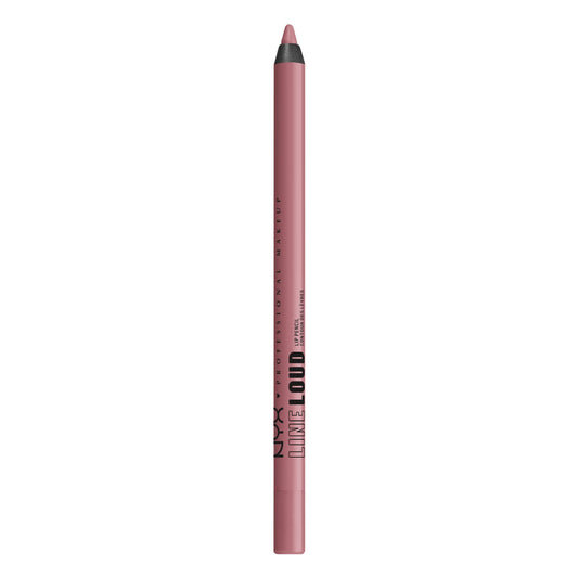 NYX PROFESSIONAL MAKEUP, Line Loud, Waterproof Lip Pencil, Infused with Vitamin E, Vegan Formula - FIERCE FLIRT (Pink)