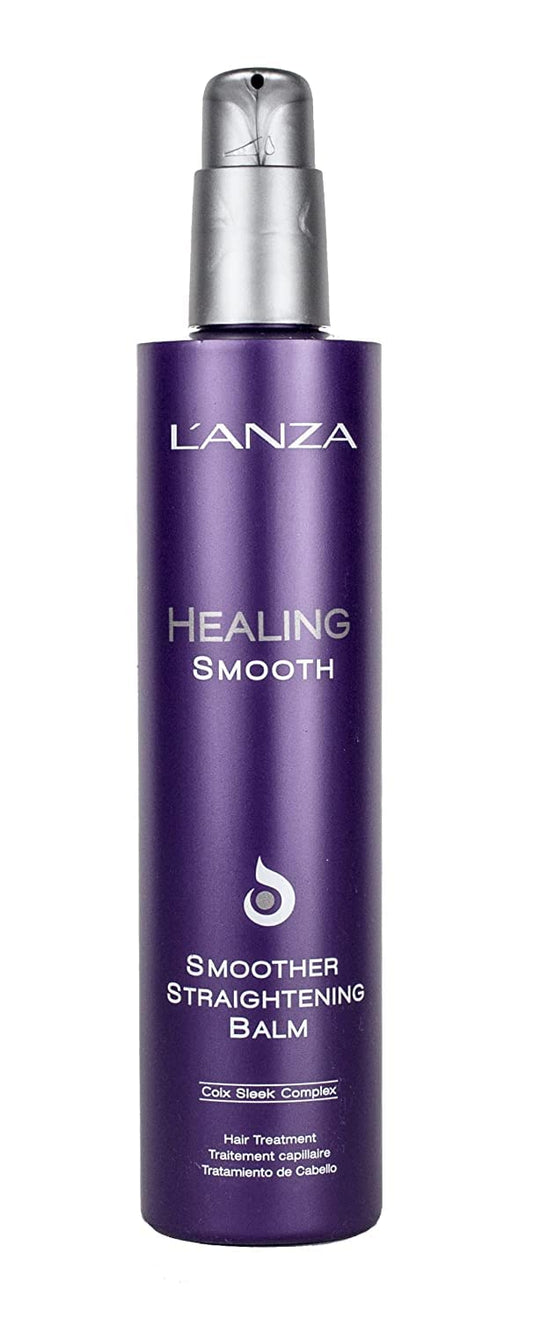L’ANZA Healing Smooth Smoother Hair Straightener Balm - With Anti-frizz Technology, Moisturizes, Nourishes, and Boosts Movement and Shine for a Naturally Straight Look (250ml)