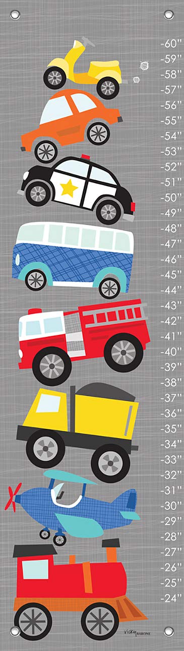 Oopsy Daisy Growth Chart, Ways to Wheel, 12" x 42"