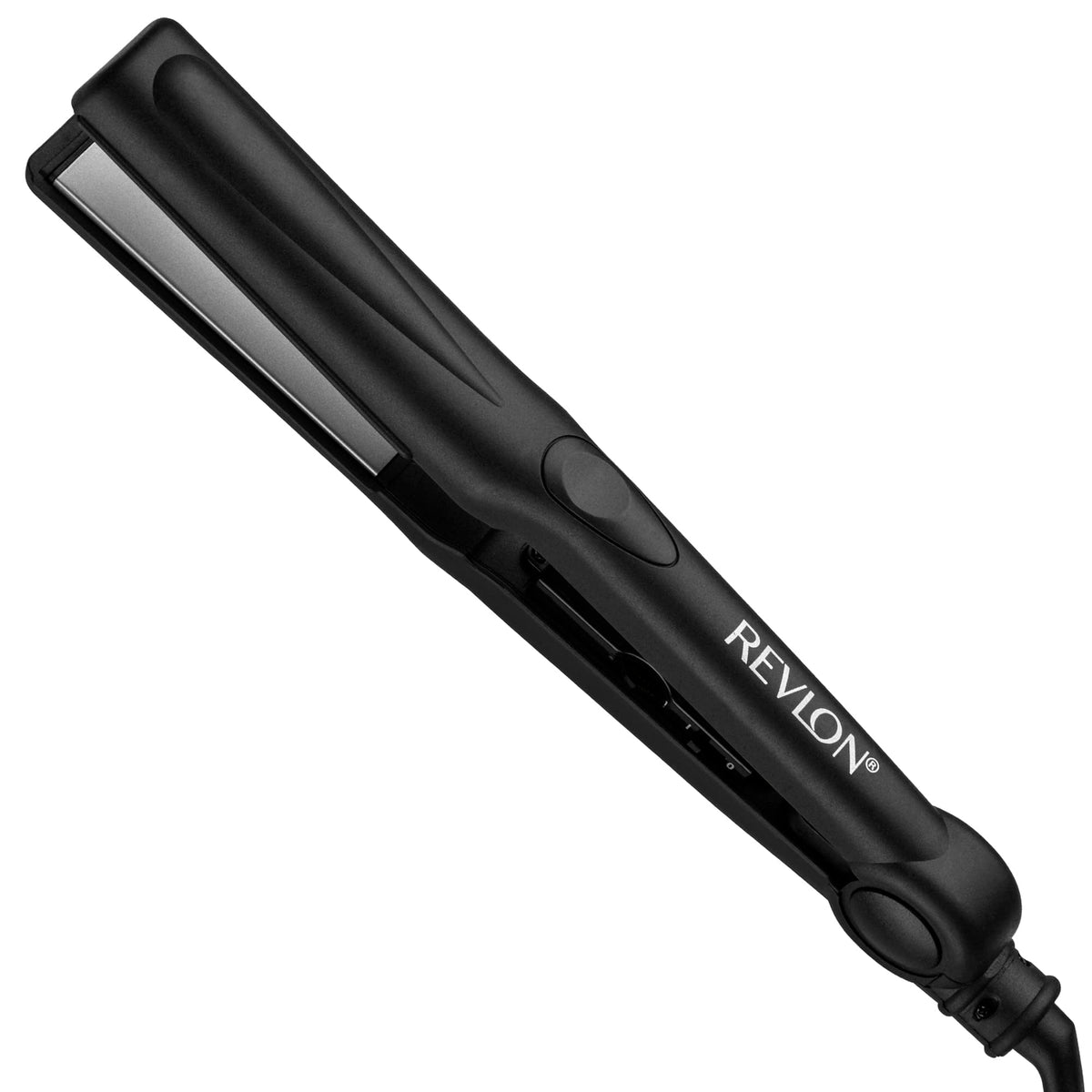 Revlon RVST2084F Ceramic Tourmaline Flat Iron,1 Inch Plates, 30 Heat Settings, Dual Voltage, Fast Heat Up, All Hair Types, Black