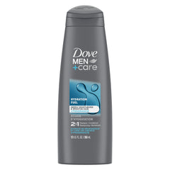 Dove Men + Care 2 in 1 Shampoo and Conditioner With Conditioning Actives Hydration Fuel, For Healthy Hair 355 ml