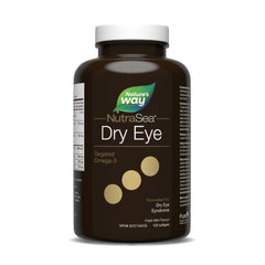 Nature's Way NutraSea Dry Eye Advanced Omega-3 Supplement - Helps Improve Symptoms of Dry Eye Syndrome and Support for Proper Tear Function – 1500mg of EPA+ DHA & 150mg GLA Blend - 120 Soft Gels, Fresh Mint Flavour