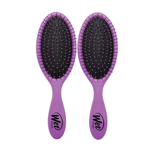 Wet Brush 2 Piece Original Detangler Hair Brush, Purple