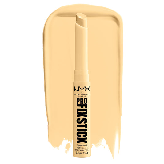 NYX PROFESSIONAL MAKEUP, Pro Fix Stick Correcting Concealer, Infused with hyaluronic acid, Cream formula - 0.3 Mid Yellow