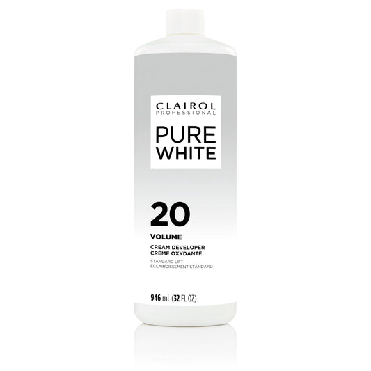 Clairol Pure White 20 Volume Creme Developer Cream Unisex 32 oz