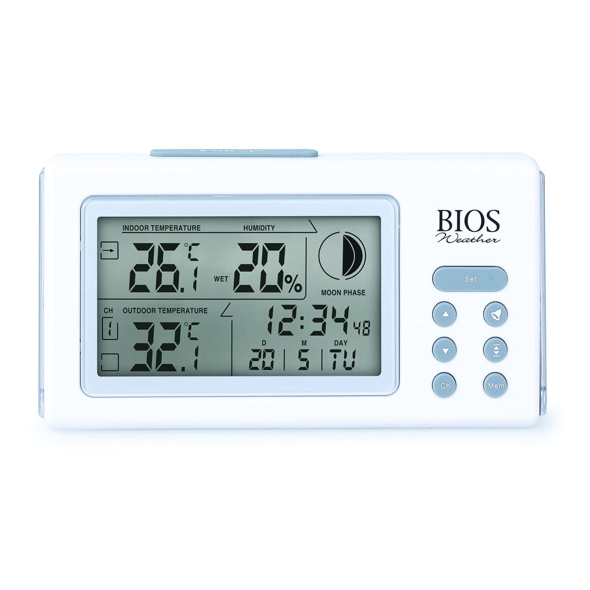 BIOS Weather Indoor/Outdoor Thermometer and Hygrometer
