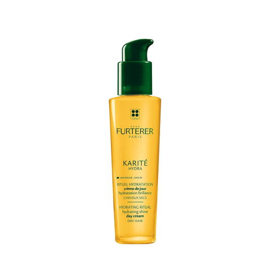 René Furterer - KARITE HYDRA - Hydrating Shine Day Cream - With Shea Oil - Dry Hair, No-Rinse Leave-in - 100ml
