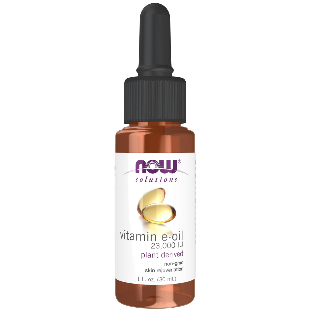 NOW Solutions Vitamin-E Cosmetic Oil 23,000 IU, 30mL