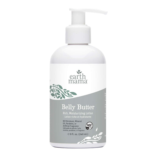 Earth Mama Belly Butter for Pregnancy & Skin Moisturizer For Sensitive Skin, 240ml