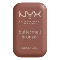 NYX PROFESSIONAL MAKEUP Buttermelt Bronzer, Powder Bronzer, 12 HR Wear, Fade Resistant & Transfer Resistant, Infused with Shea Butter - BUTTA OFF