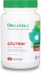 Organika Goutrin- Gout Relief Formulation, Reduce Uric Acid, Diuretic, 120 vcaps