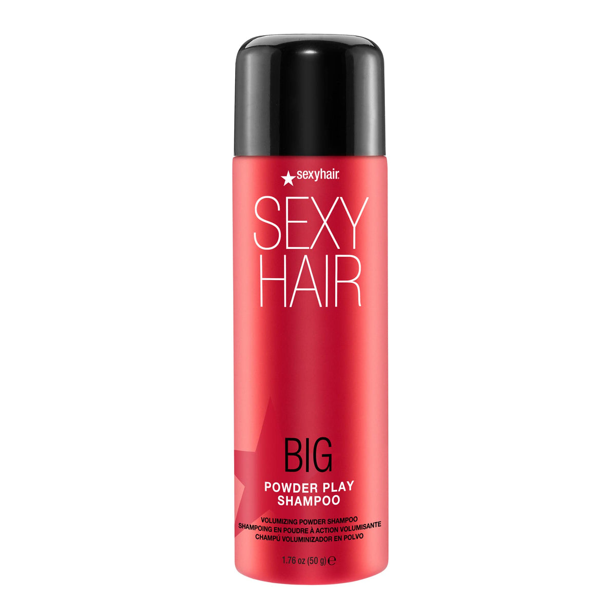 SexyHair Big Powder Play Shampoo, 1.76 Oz Water-Activated Up to 50% More Volume Lock in Volume up to 72 Hours