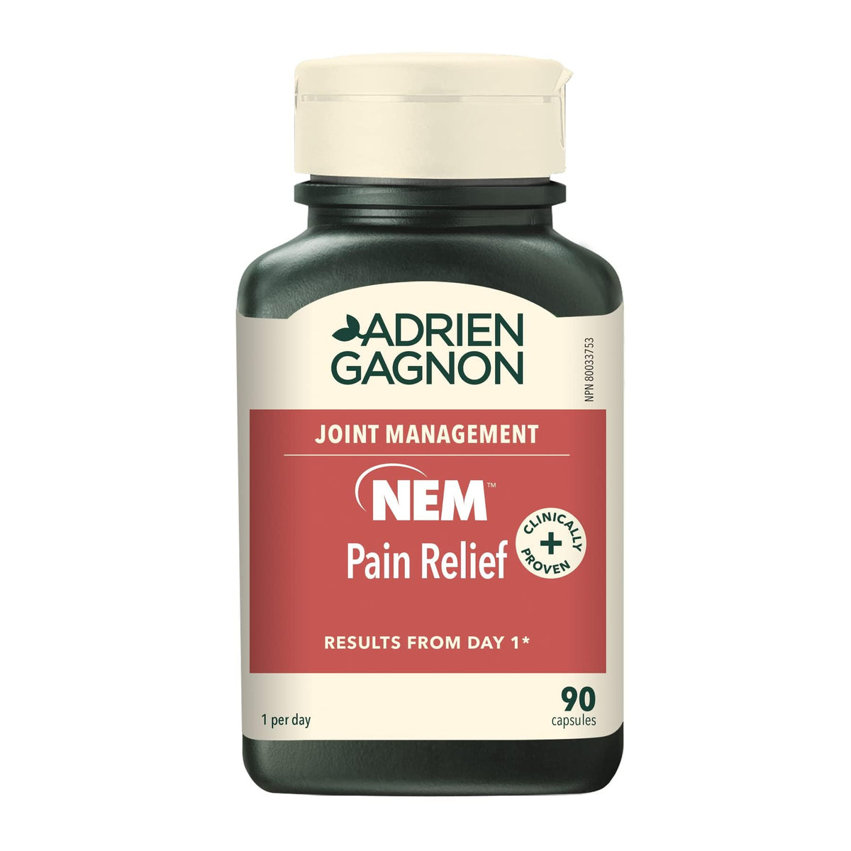 Adrien Gagnon - NEM Pain Relief for Joint Health Support and Muscle Pain Relief, 90 capsules.