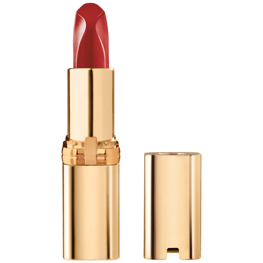 L’Oréal Paris Colour Riche Reds of Worth, Red Lipstick, Long Lasting Lipstick with Smudge Proof Formula Infused with Argan Oil & Vitamin E, Satin Finish, Prosperous Red, 0.13 oz.
