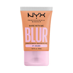 NYX PROFESSIONAL MAKEUP, Bare With Me, Tint Foundation, Medium buildable coverage, 12h hydration, Lightweight matte finish - 07 GOLDEN