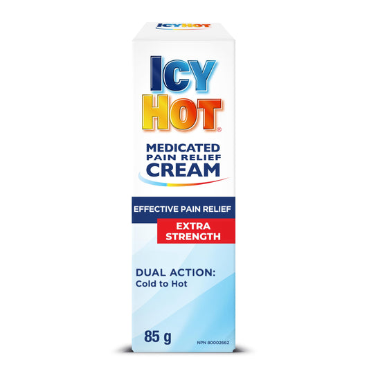 Icy Hot Original Extra Strength Pain Relief Cream – Fast‑Acting Muscle and Joint Relief with Menthol and Methyl Salicylate, 85 g