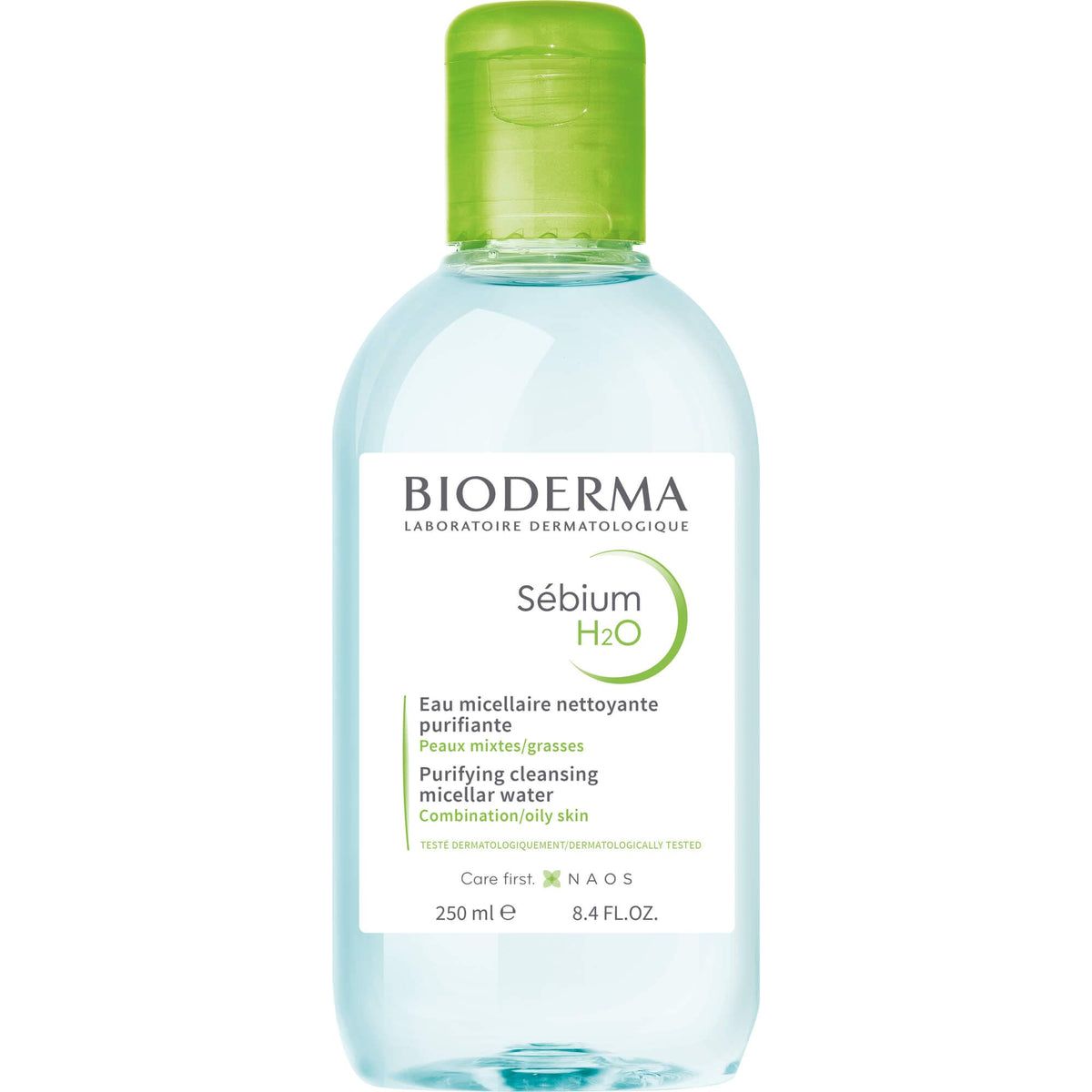 Bioderma - Sébium H2O - Micellar Water - Cleansing and Make-Up Removing - for Combination to Oily Skin, 8.4 Fl Oz (Pack of 1)
