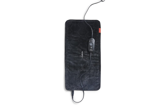 Sunbeam AdvancedHeat Heating Pad for Pain Relief of Back, Neck and Shoulders, King Size, Black
