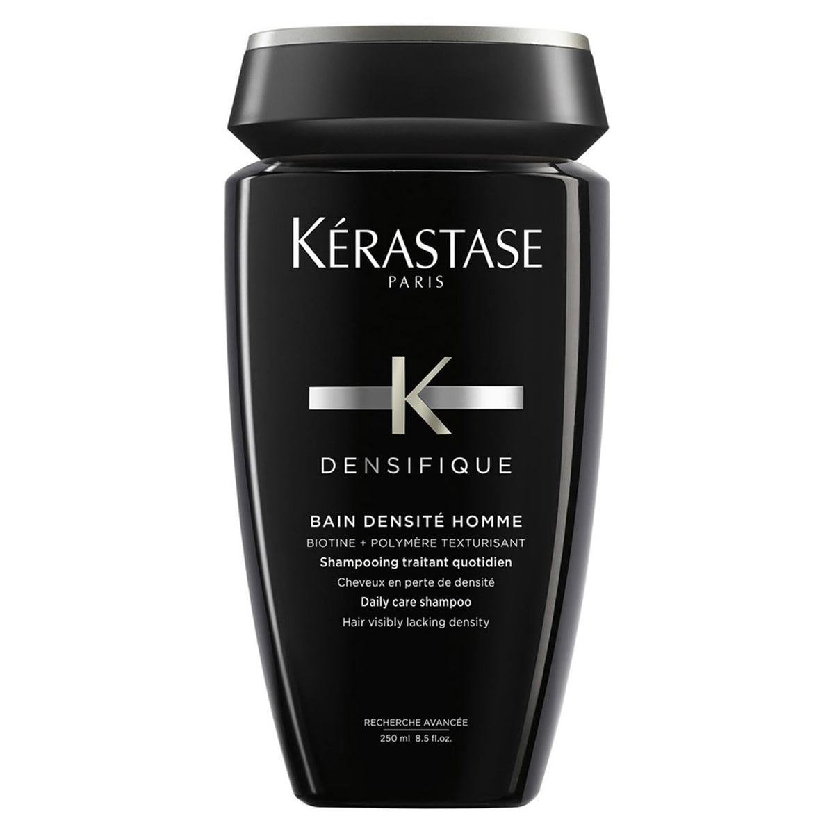Kérastase Densifique Homme Shampoo, Thickening & Volumising Shampoo, For Fine Hair, With Biotin & Taurine, Bain Densité, 250 ML