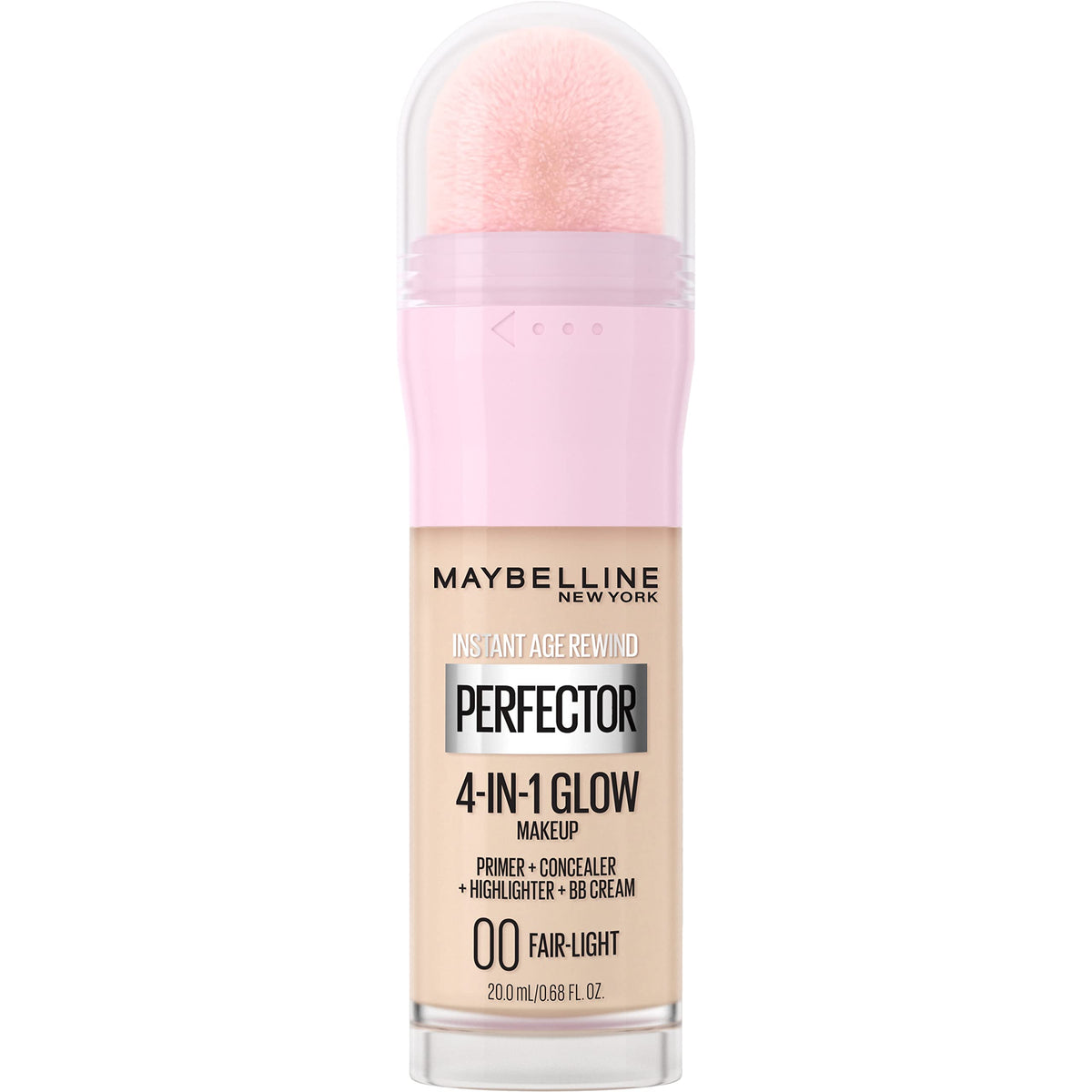 Maybelline New York Instant Age Rewind - Face Makeup Instant Perfector 4-In-1 Glow Makeup, Fair-Light