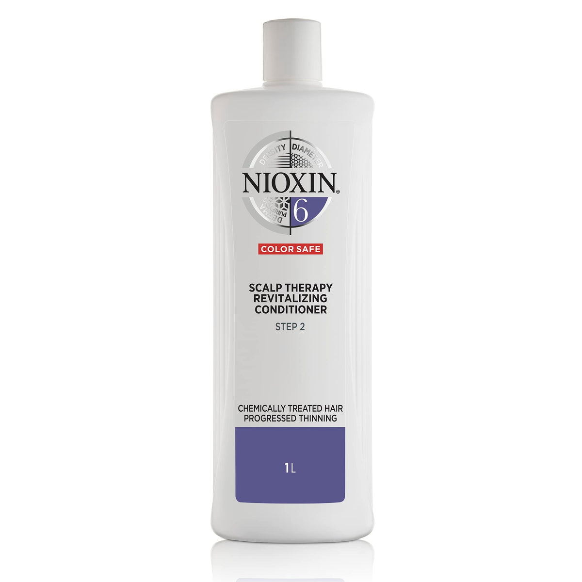 Nioxin System 6 Scalp Therapy Conditioner, For Bleached & Chemically Treated Hair with Progressed Thinning, 33.8 fl oz