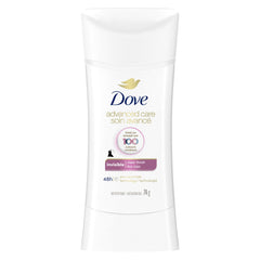 Dove Advanced Care Invisible Clear Finish Scent Antiperspirant Deodorant for Women with Pro-Ceramide Technology for Soft, Resilient Skin, 74g