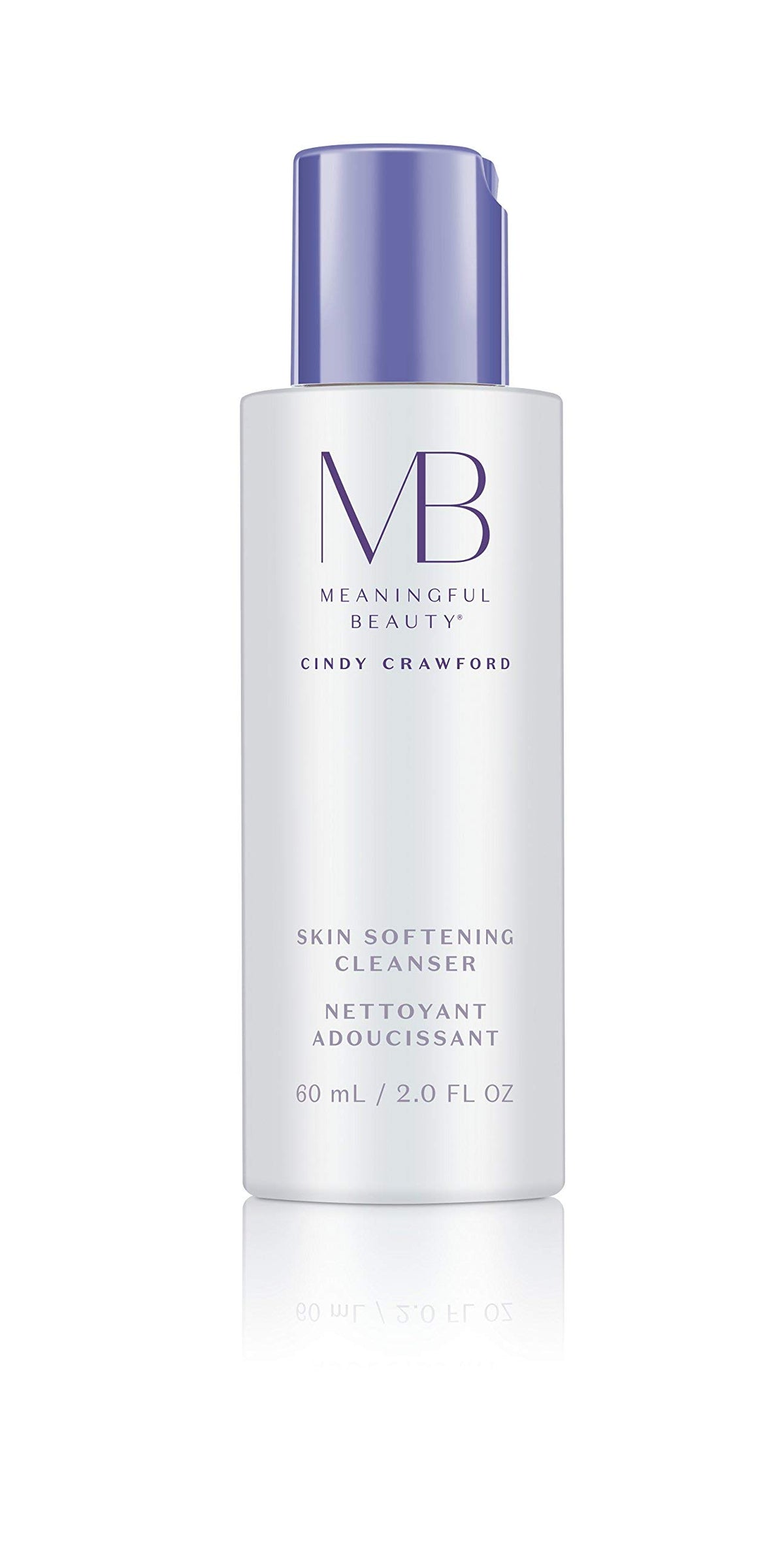 Meaningful Beauty Skin Softening Cleanser, Oil-Free and Fragrance-Free Non-Foaming Wash, 2 fl. oz.