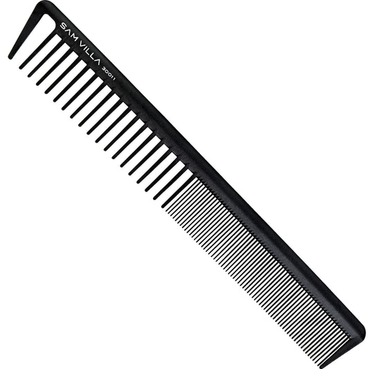 SAM VILLA Signature Series Short Cutting Comb, Black