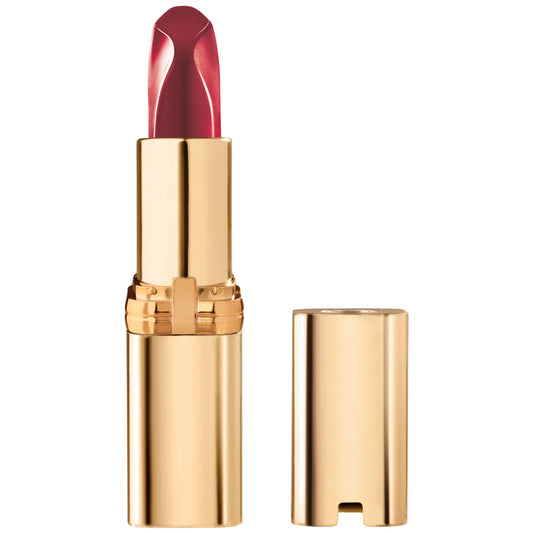 L’Oréal Paris Colour Riche Reds of Worth, Red Lipstick, Long Lasting Lipstick with Smudge Proof Formula Infused with Argan Oil & Vitamin E, Satin Finish, Ambitious Red, 0.13 oz.